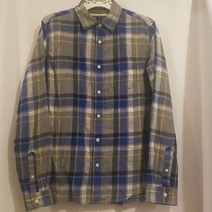 PRINCE & FOX PLAID BUTTON DOWN SHIRT